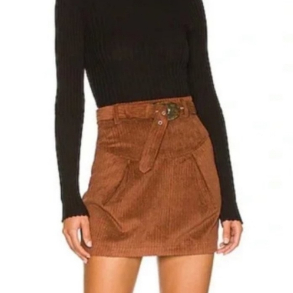Tularosa Annika Skirt in Cappuccino Brown size S